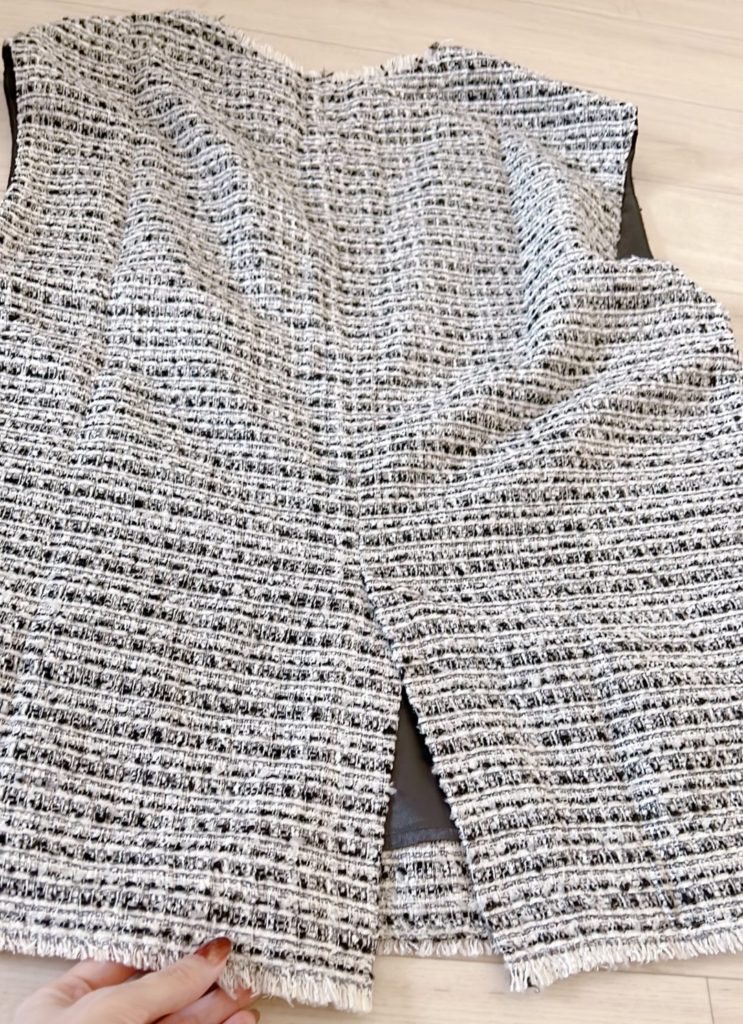 ツイードベスト